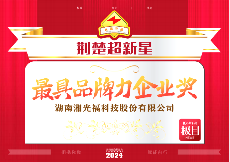 鑫聞  |鑫和綠能湘光福榮獲“2024荊楚超新星”光儲充換行業(yè)大會雙項(xiàng)殊榮！